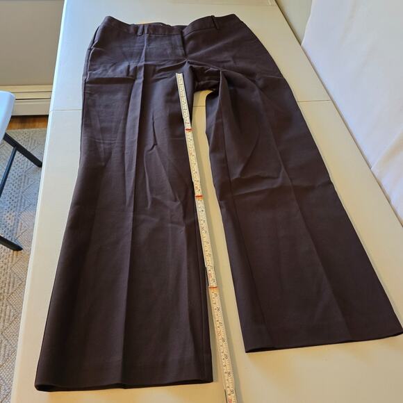 Worthington Curvy Trouser Leg Pants Women's 14 Brown NWT - Picture 15 of 16